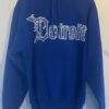 Detroit Michigan D Unisex Lions Blue Pullover Hoodie