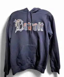 Detroit Michigan D Unisex Tigers Navy Pullover Hoodie