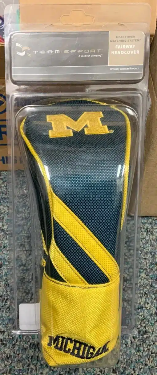 Michigan Wolverines Embroidered Golf Fairway Headcover