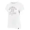 Detroit Tigers Women's 47 Brand White Wash Frankie T-Shirt Tee