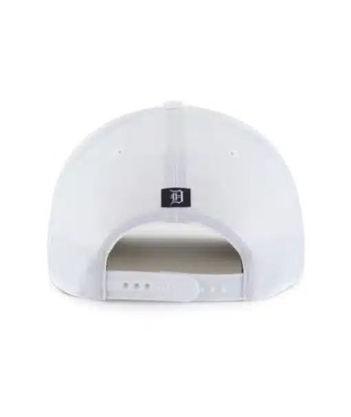 Detroit Tigers 47 Brand White Condor Brrr Hitch Snapback Hat - Image 3