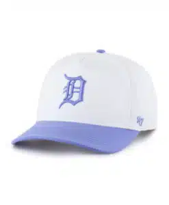 Detroit Tigers 47 Brand White Two-Tone Hitch Snapback Hat