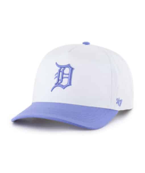 Detroit Tigers 47 Brand White Two-Tone Hitch Snapback Hat