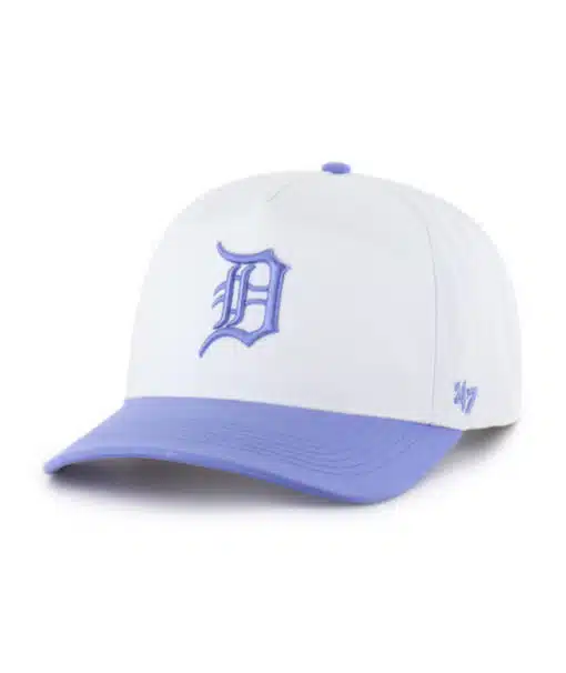 Detroit Tigers 47 Brand White Two-Tone Hitch Snapback Hat