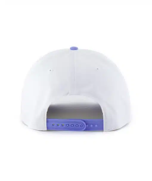 Detroit Tigers 47 Brand White Two-Tone Hitch Snapback Hat - Image 2