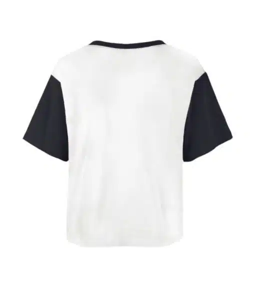 Detroit Tigers Women's 47 Brand Sandstone Dolly Crop T-Shirt Tee - Image 2