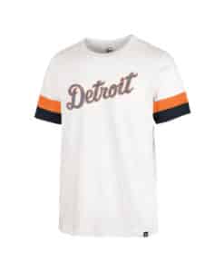 Detroit Tigers Men's 47 Brand Sandstone Premier Wordmark T-Shirt Tee