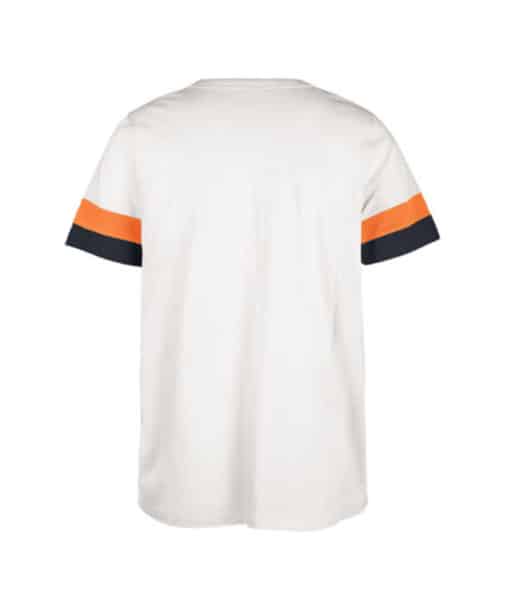 Detroit Tigers Men's 47 Brand Sandstone Premier Wordmark T-Shirt Tee - Image 2