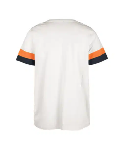 Detroit Tigers Men's 47 Brand Sandstone Premier Wordmark T-Shirt Tee - Image 2
