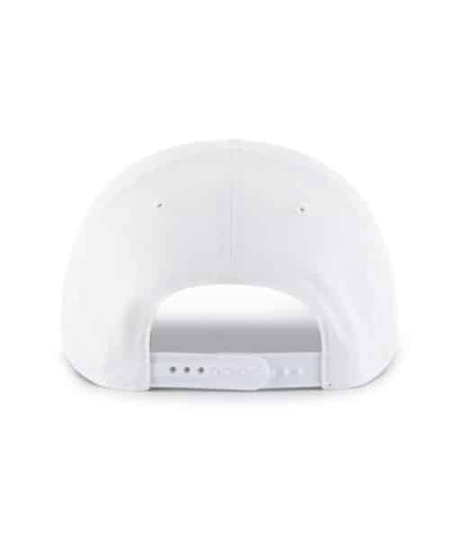 Detroit Tigers 47 Brand White Overhand Hitch Snapback Hat - Image 3