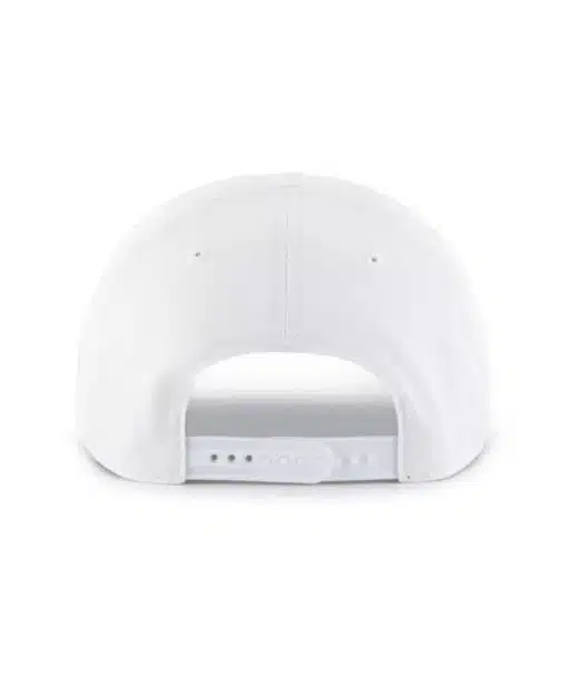 Detroit Tigers 47 Brand White Overhand Hitch Snapback Hat - Image 3