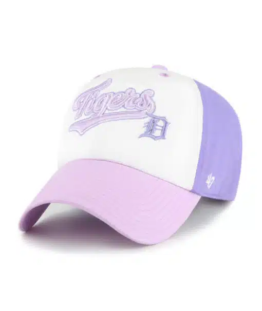 Detroit Tigers 47 Brand Aster Purple Clean Up Adjustable Hat