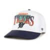 Detroit Tigers 47 Brand White Tribute Hitch RF Snapback Hat