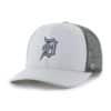 Detroit Tigers 47 Brand Gray Trucker Mesh Snapback Hat