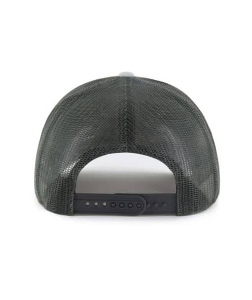 Detroit Tigers 47 Brand Gray Trucker Mesh Snapback Hat - Image 2