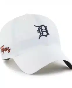 Detroit Tigers 47 Brand White Vista Clean Up Adjustable Hat