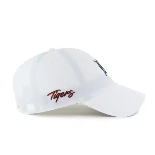 Detroit Tigers 47 Brand White Vista Clean Up Adjustable Hat - Image 2
