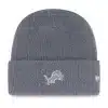 Detroit Lions 47 Brand Wolf Gray Foundational Cuff Knit Hat