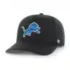 Detroit Lions 47 Brand Black RF Hitch Adjustable Snapback Hat