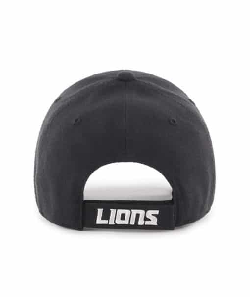 Detroit Lions 47 Brand Black MVP Adjustable Hat - Image 2