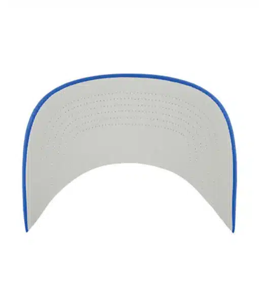 Detroit Lions 47 Brand White Roscoe Hitch Snapback Hat - Image 3