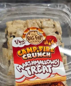 Campfire Crunch Marshmallowey Treat - My Big Fat Cookie