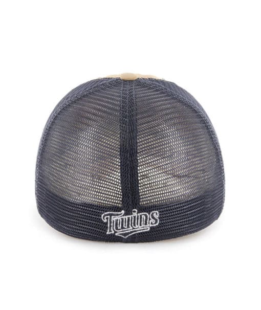 Minnesota Twins 47 Brand Khaki Taylor Closer Mesh Stretch Fit Hat - Image 2