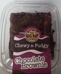 Chewy & Fudgy Chocolate Brownie - My Big Fat Cookie