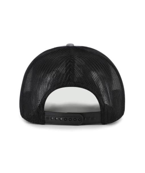 Detroit Lions 47 Brand Charcoal Carbon Rope Trucker Mesh Adjustable Hat - Image 3