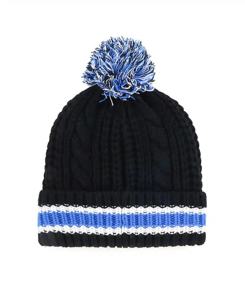 Detroit Lions 47 Brand Black Sorority Cuff Knit Hat - Image 2