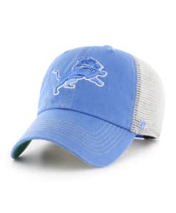 Detroit Lions 47 Brand Blue Raz Trawler Clean Up Mesh Snapback Hat