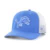 Detroit Lions 47 Brand Blue Raz Unstructured Trucker Mesh Snapback Hat