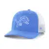 Detroit Lions 47 Brand Blue Raz Unstructured Trucker Mesh Snapback Hat