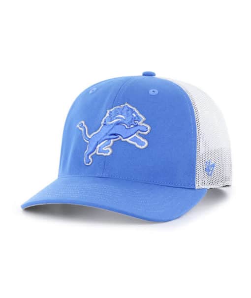 Detroit Lions 47 Brand Blue Raz Unstructured Trucker Mesh Snapback Hat