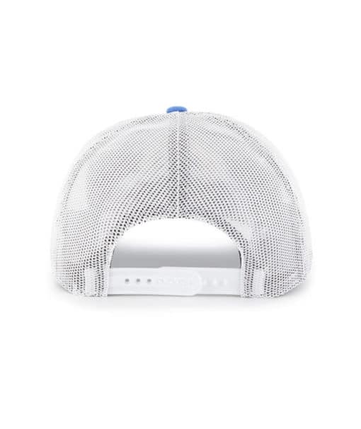 Detroit Lions 47 Brand Blue Raz Unstructured Trucker Mesh Snapback Hat - Image 2