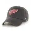 Detroit Red Wings 47 Brand Charcoal Clean Up Adjustable Hat