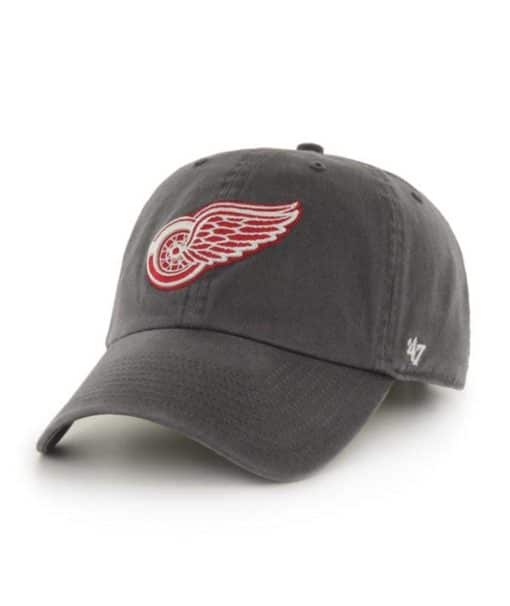 Detroit Red Wings 47 Brand Charcoal Clean Up Adjustable Hat