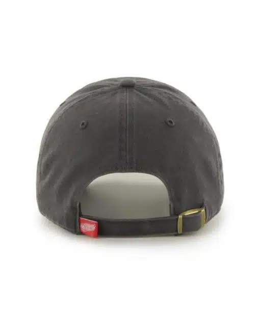 Detroit Red Wings 47 Brand Charcoal Clean Up Adjustable Hat - Image 2