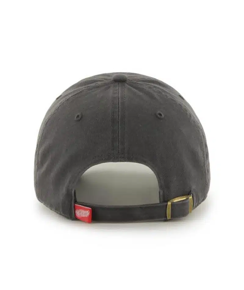 Detroit Red Wings 47 Brand Charcoal Clean Up Adjustable Hat - Image 2