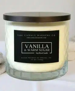 Vanilla & Warm Sugar 3 Wick Candle