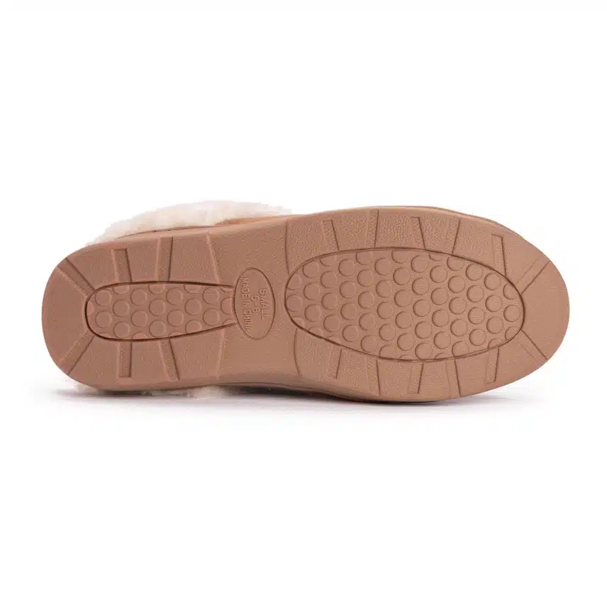 Muk Luks Women's Caramel Polysuede Clog Slippers - Image 6