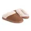 Muk Luks Women's Caramel Polysuede Clog Slippers