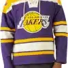 Los Angeles Lakers Men's 47 Brand Purple Pullover Jersey Hoodie